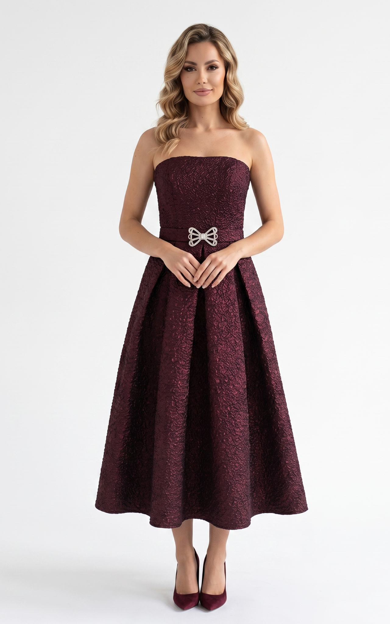 Rochii - Rochie Ivanna bordo