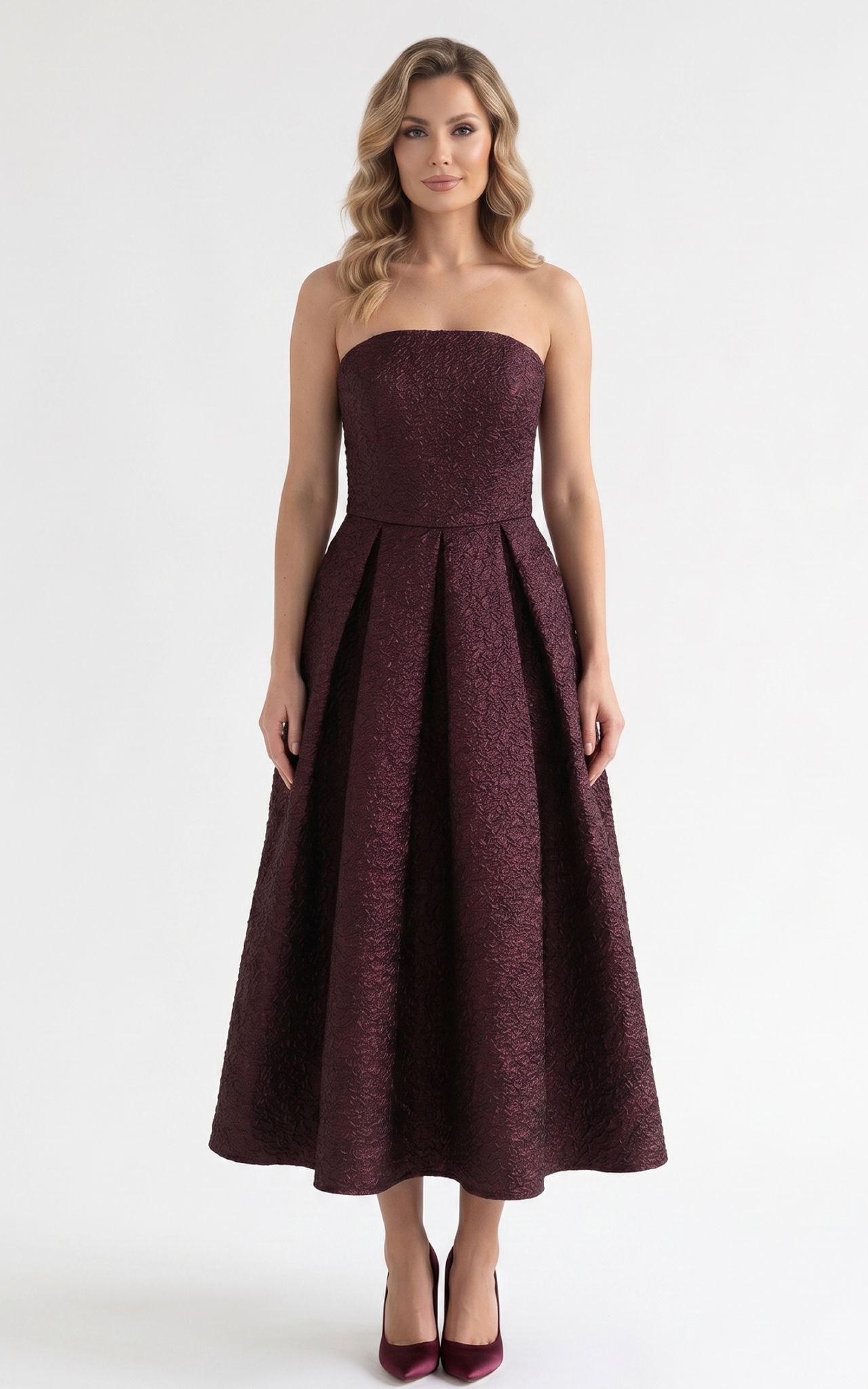 Rochie Ivanna bordo [3]