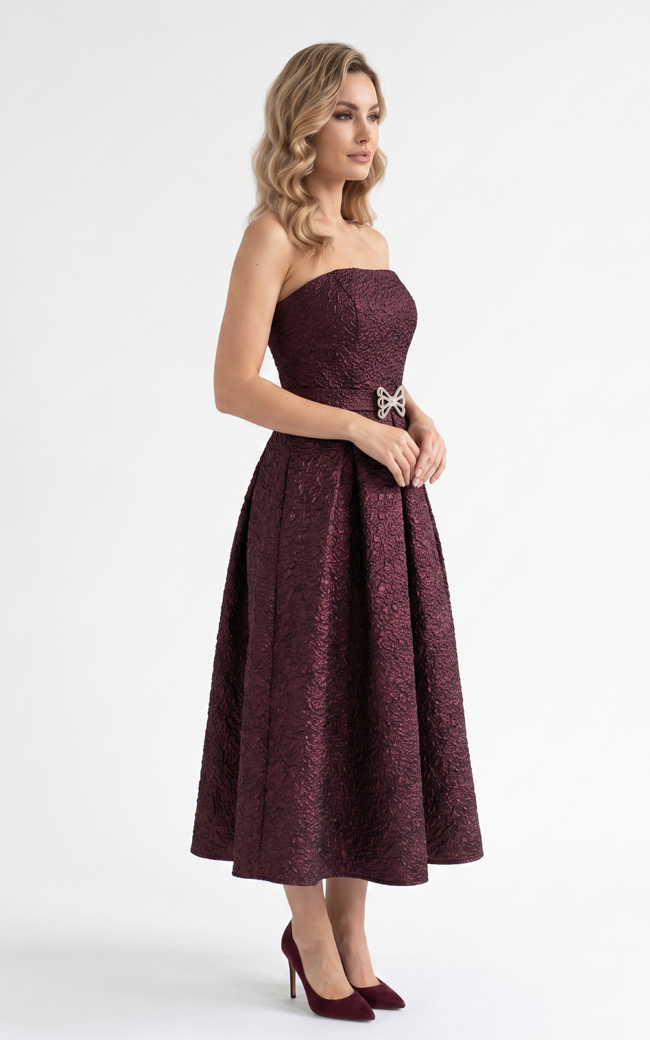 Rochie Ivanna bordo [4]