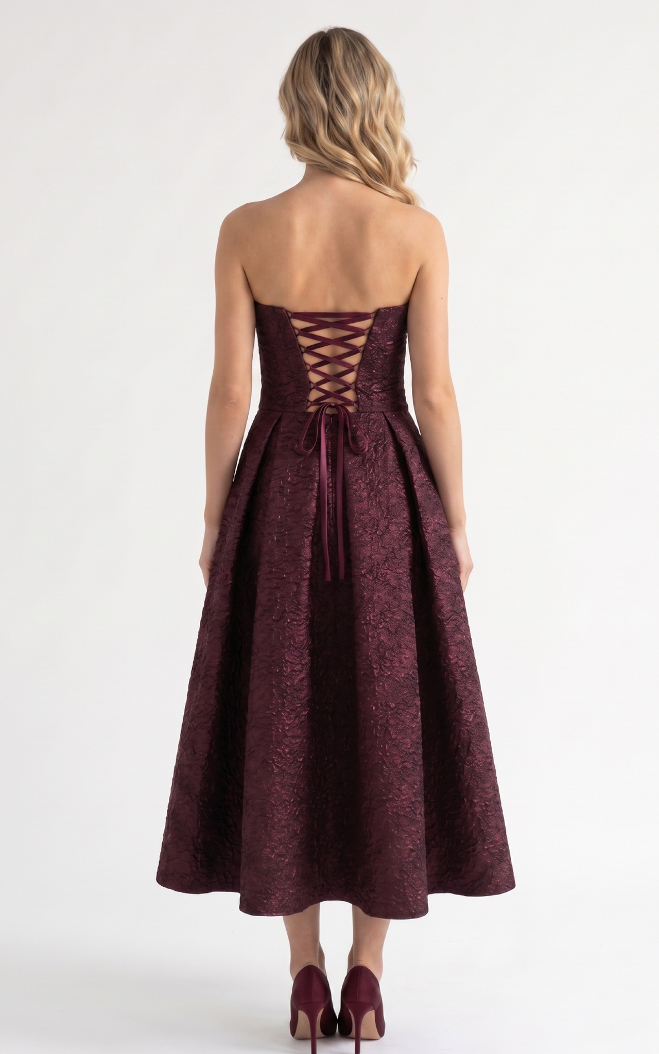 Rochie Ivanna bordo [6]