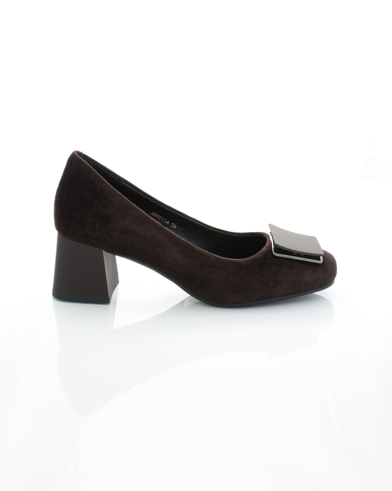 Pantofi de piele Epica de piele - 3729 - 3 cm maro [2]