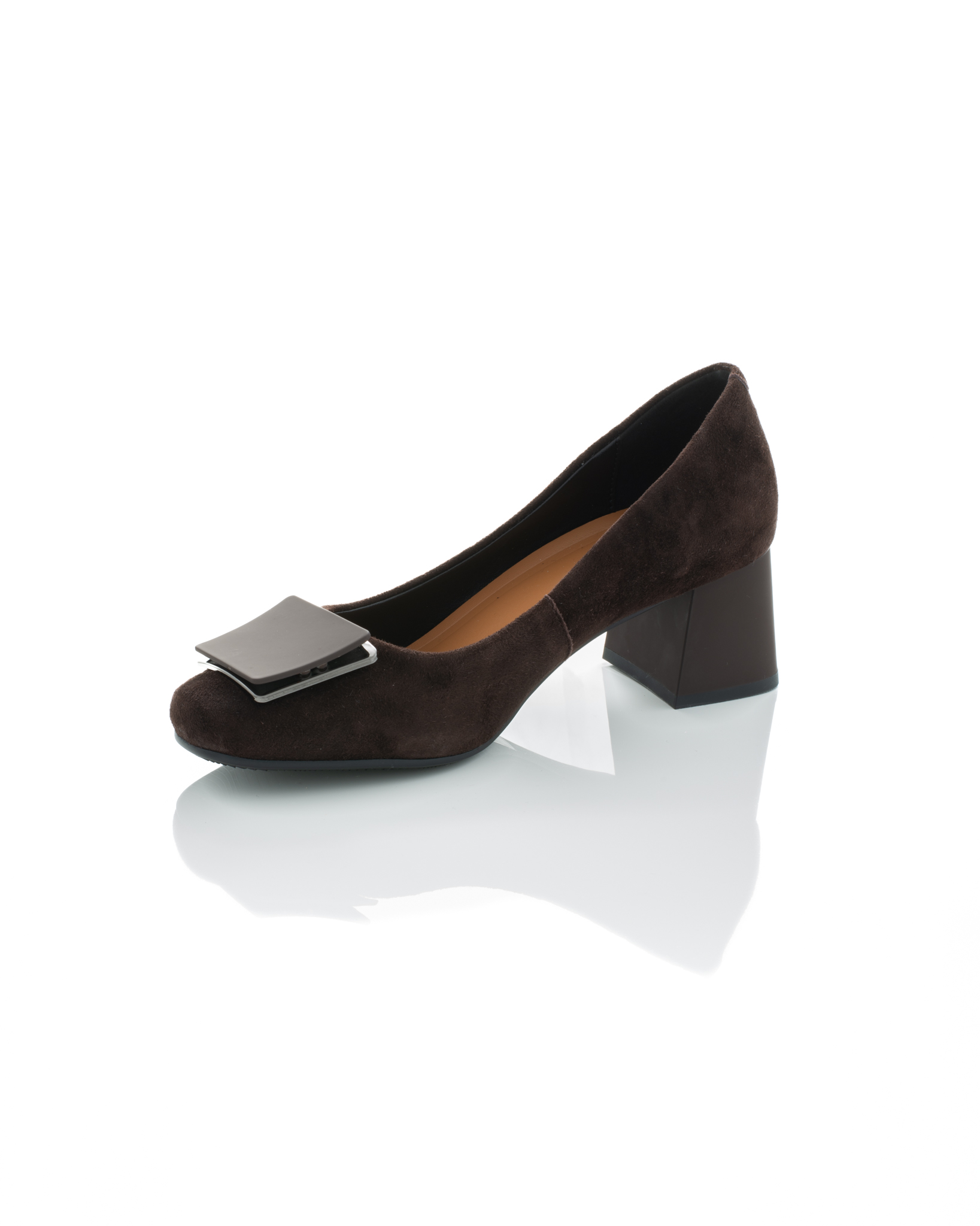 Pantofi de piele Epica de piele - 3729 - 3 cm maro [2]