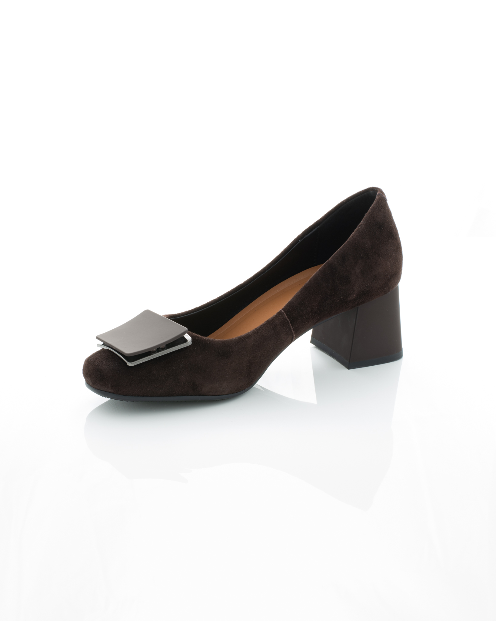 Pantofi de piele Epica de piele - 3729 - 3 cm maro [4]