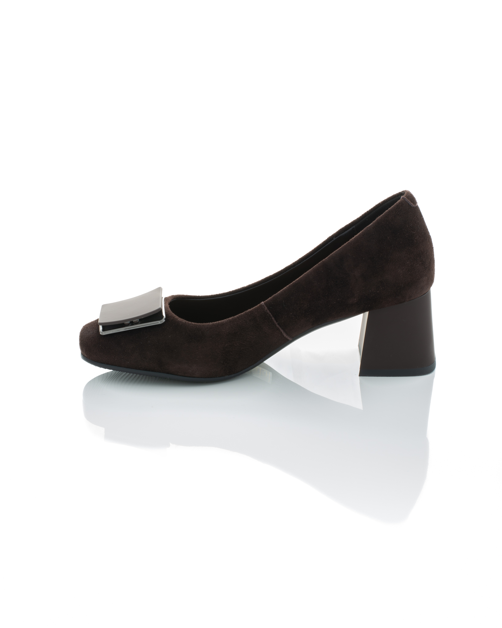 Pantofi de piele Epica de piele - 3729 - 3 cm maro [3]