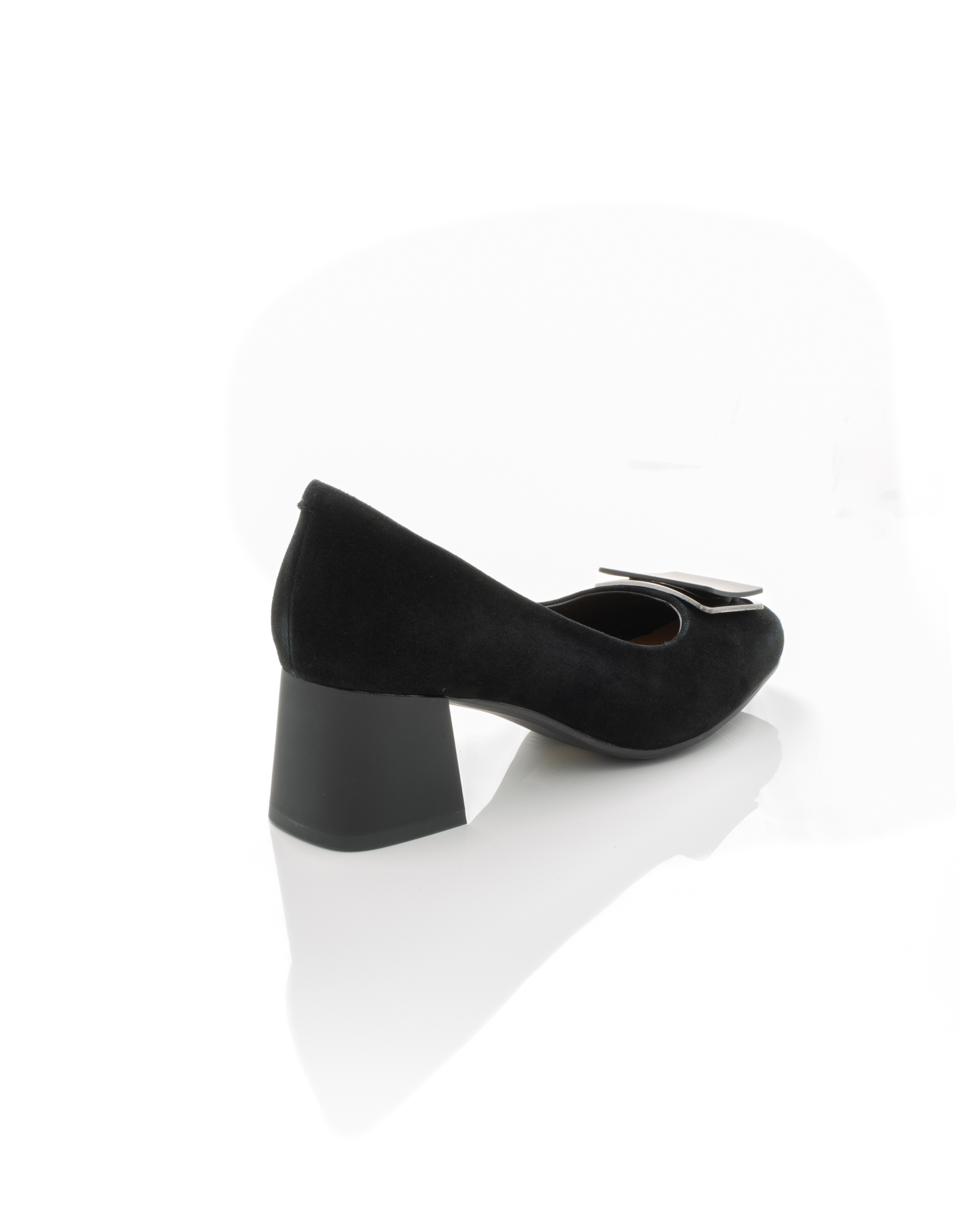 Pantofi de piele Epica de piele - 3729 - 3 cm negri [7]