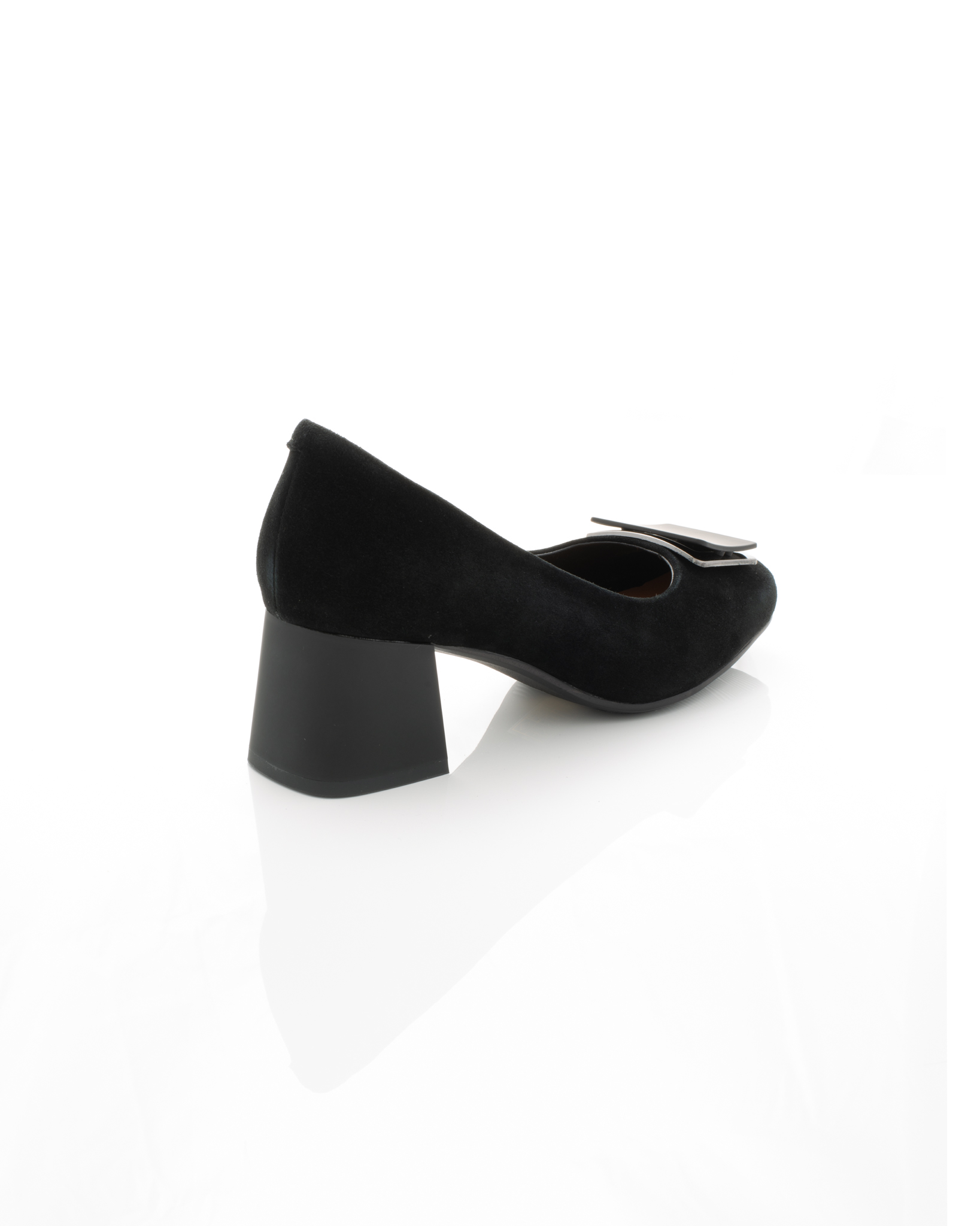 Pantofi de piele Epica de piele - 3729 - 3 cm negri [7]