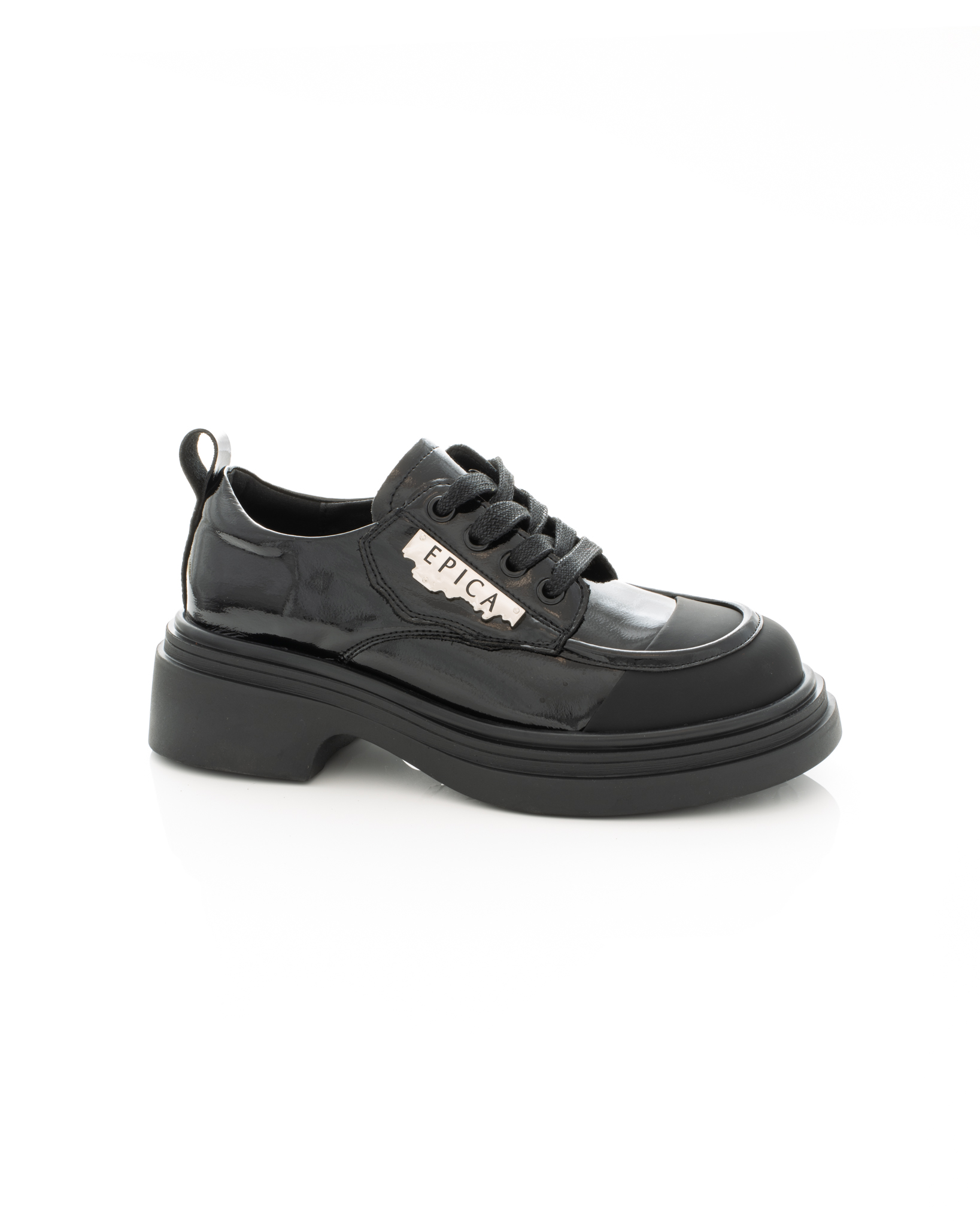 Incaltaminte - Pantofi de piele Epica de piele - 3730 - 3 cm negri