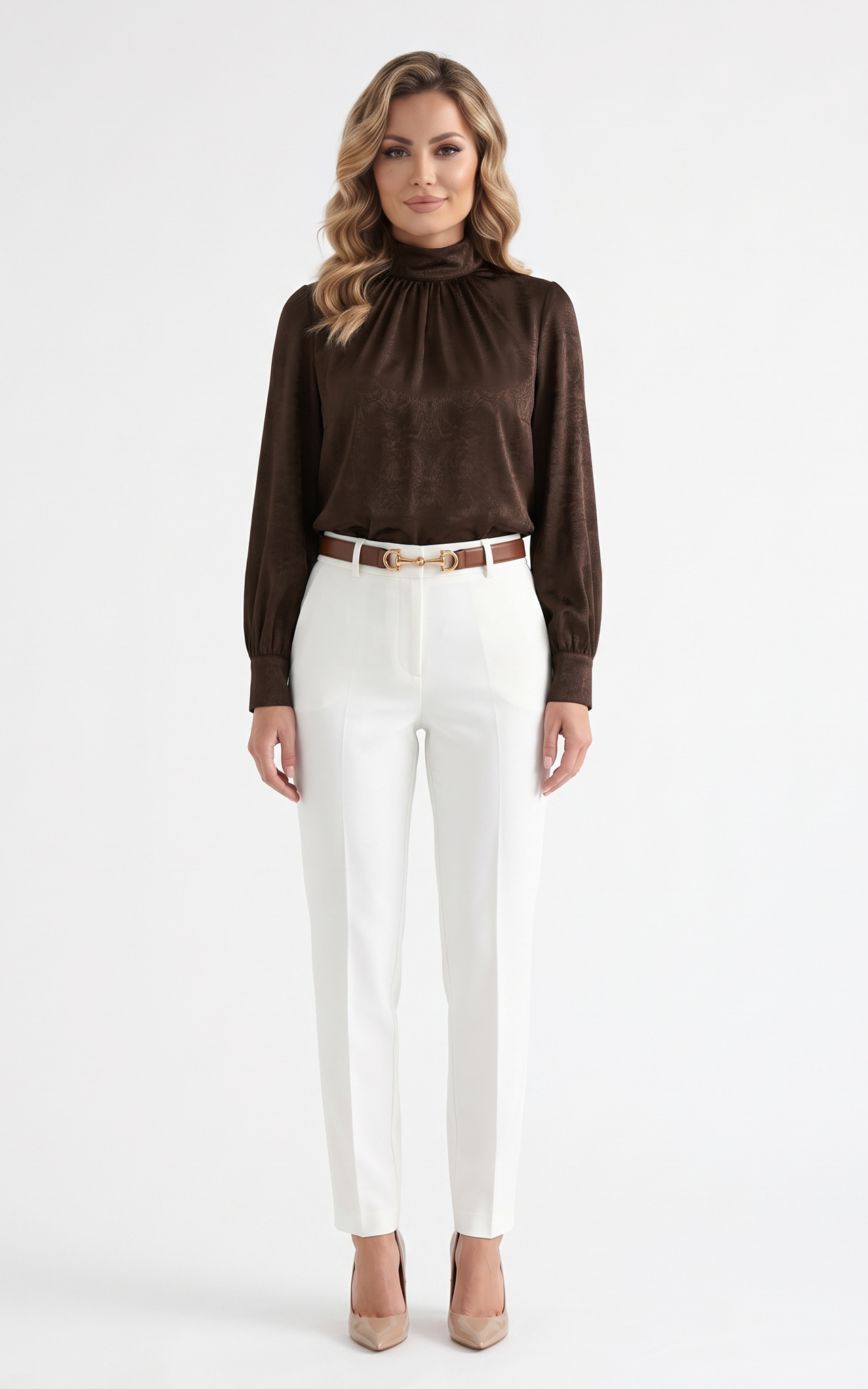 Bluza de toamnă Isadora maro [2]