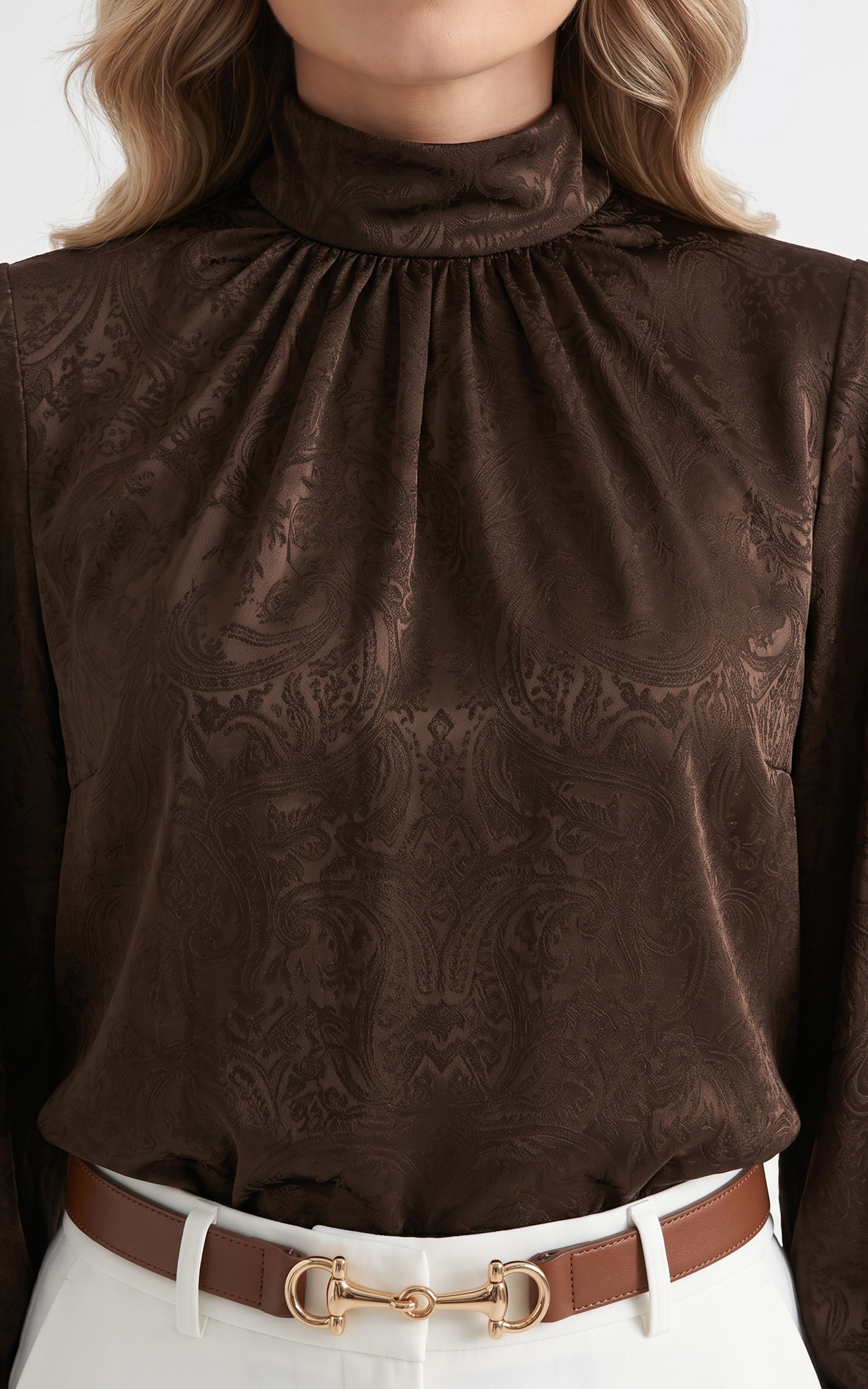 Bluza de toamnă Isadora maro [3]