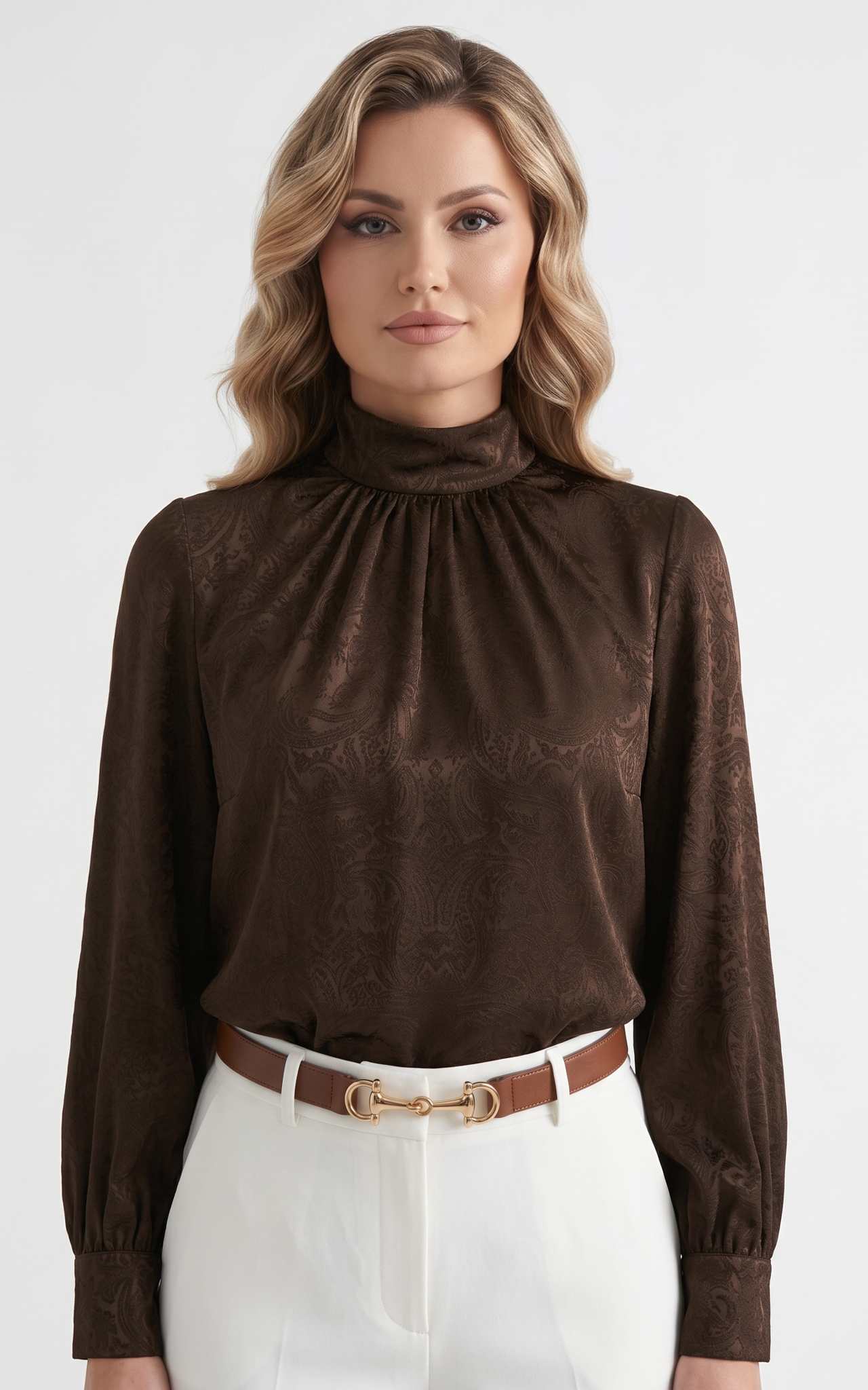 Bluza de toamnă Isadora maro [4]