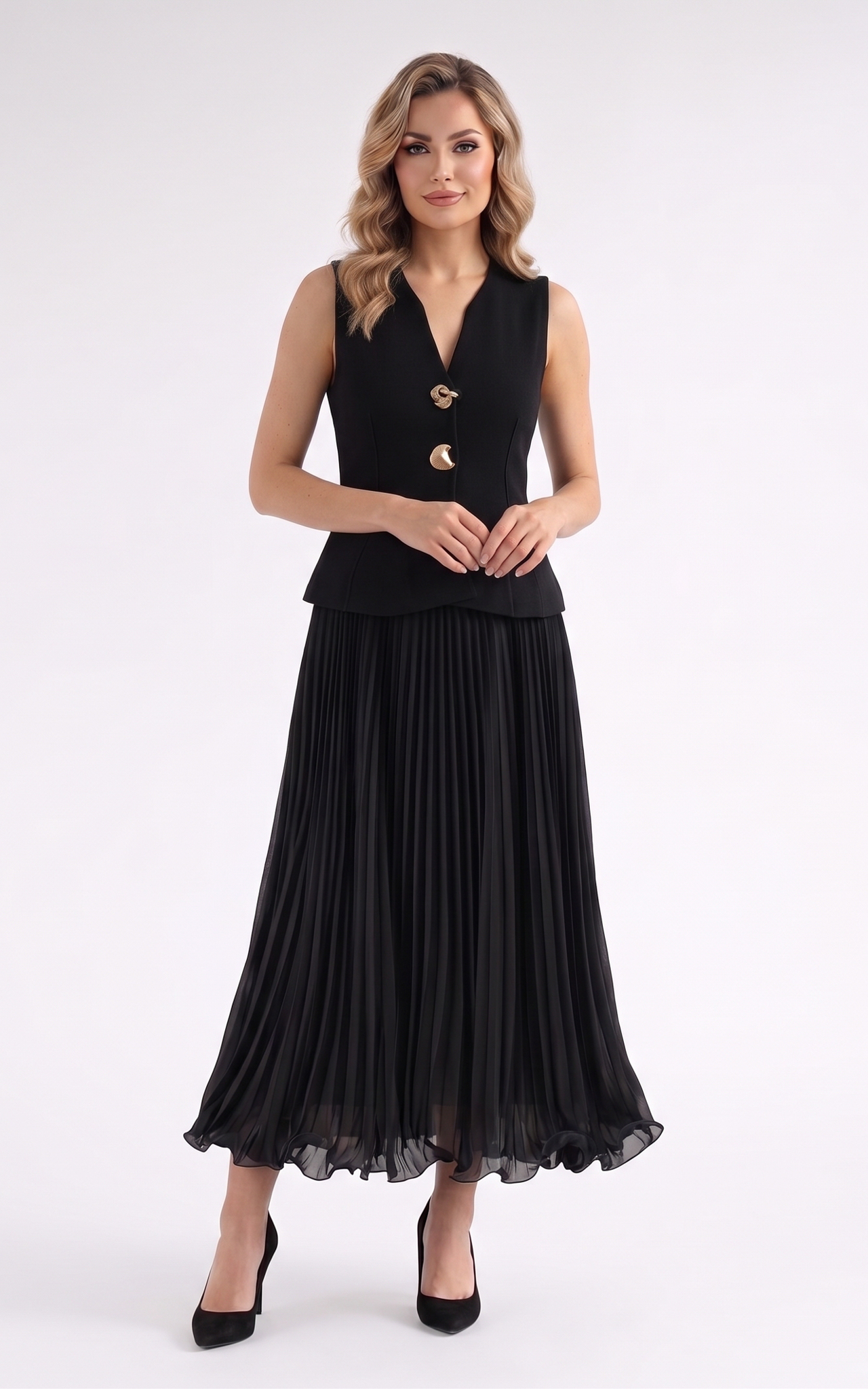 Fusta de toamnă Izabel neagra [2]