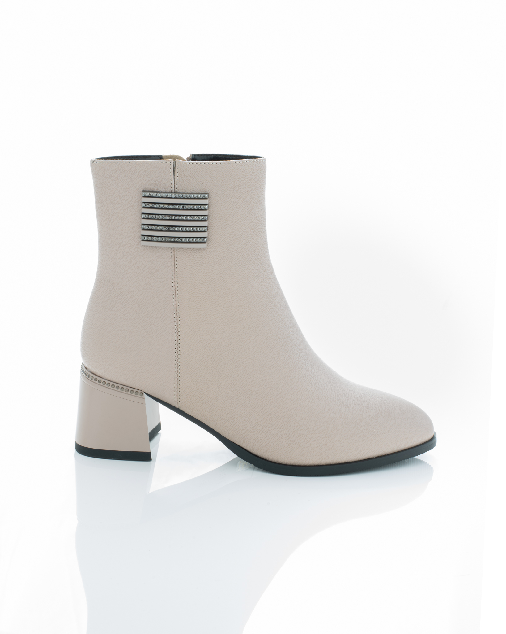 Gheata de piele Epica de piele - 3760 - 5 cm bej [2]