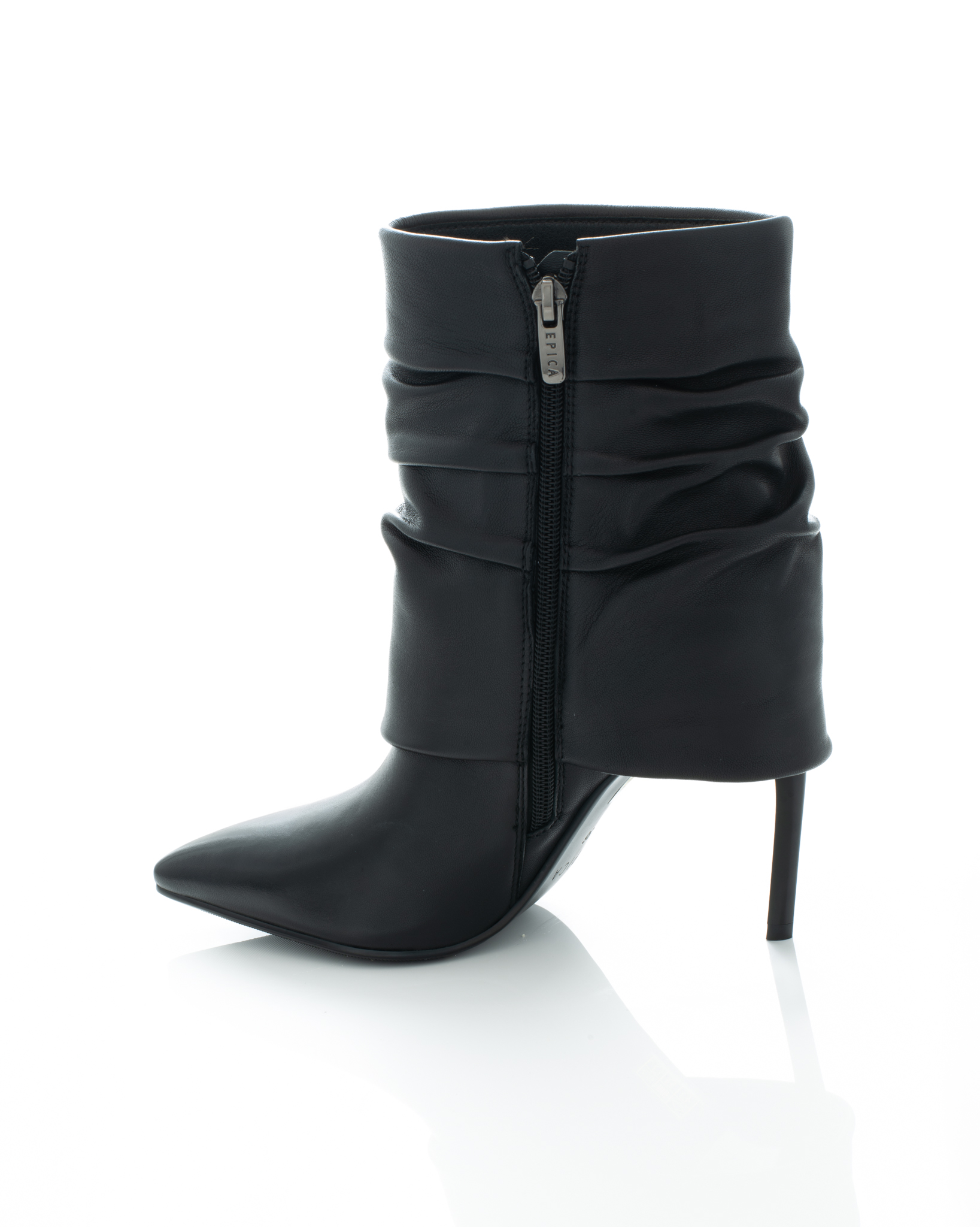 Gheata de piele Epica de piele - 3764 - 9 cm neagra [5]