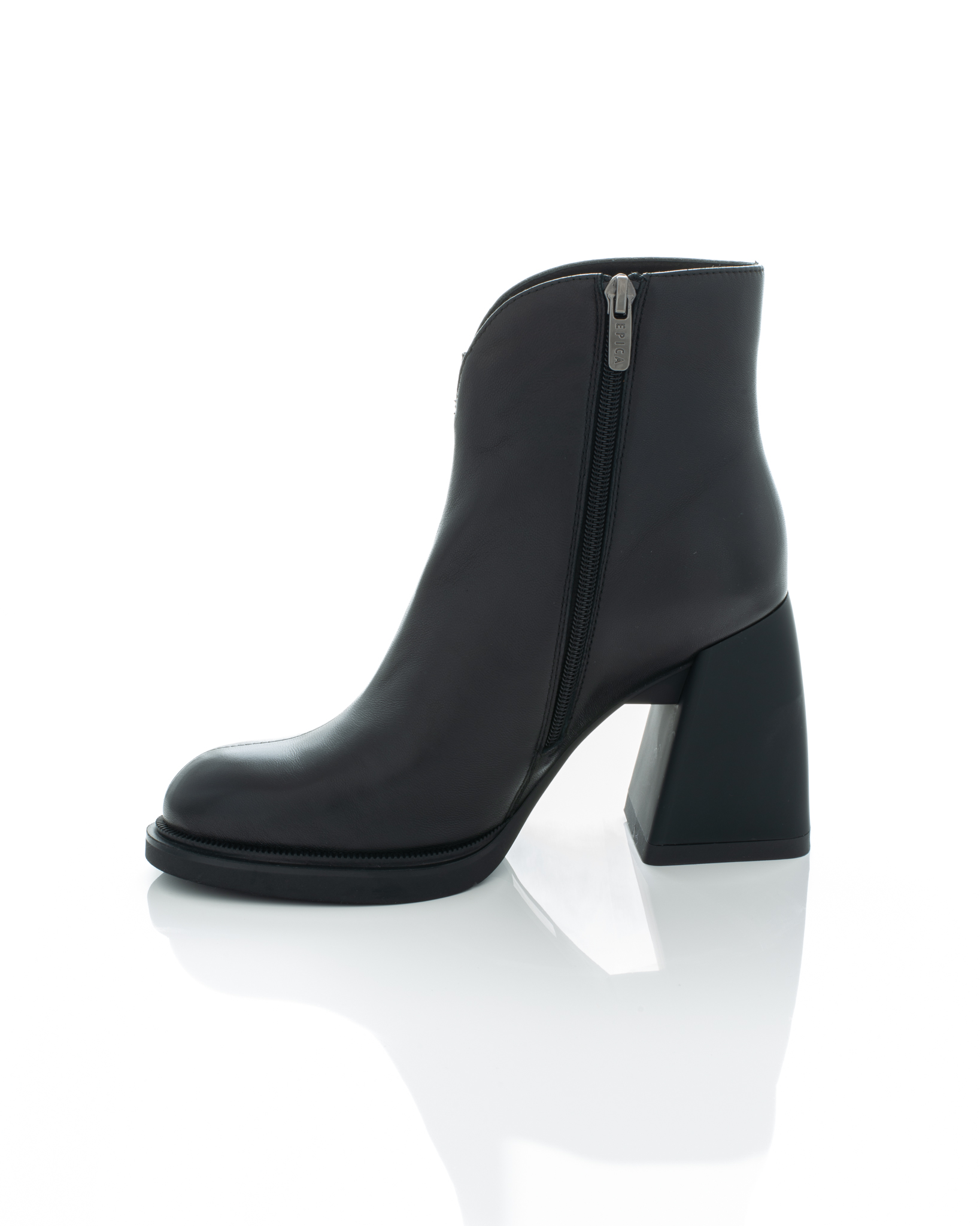 Gheata de piele Epica de piele - 3765 - 9 cm neagra [5]