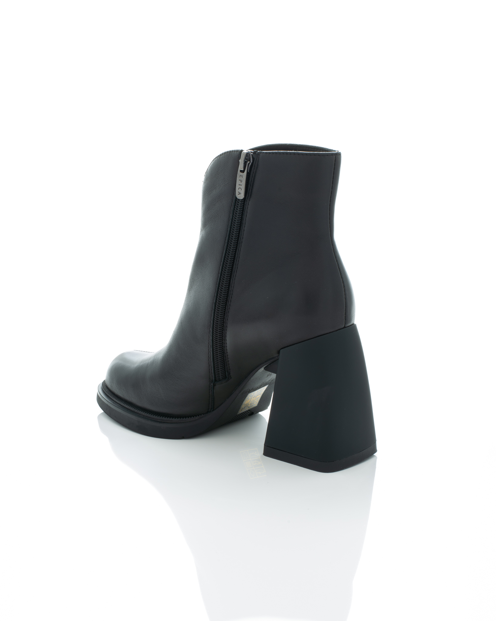 Gheata de piele Epica de piele - 3765 - 9 cm neagra [6]