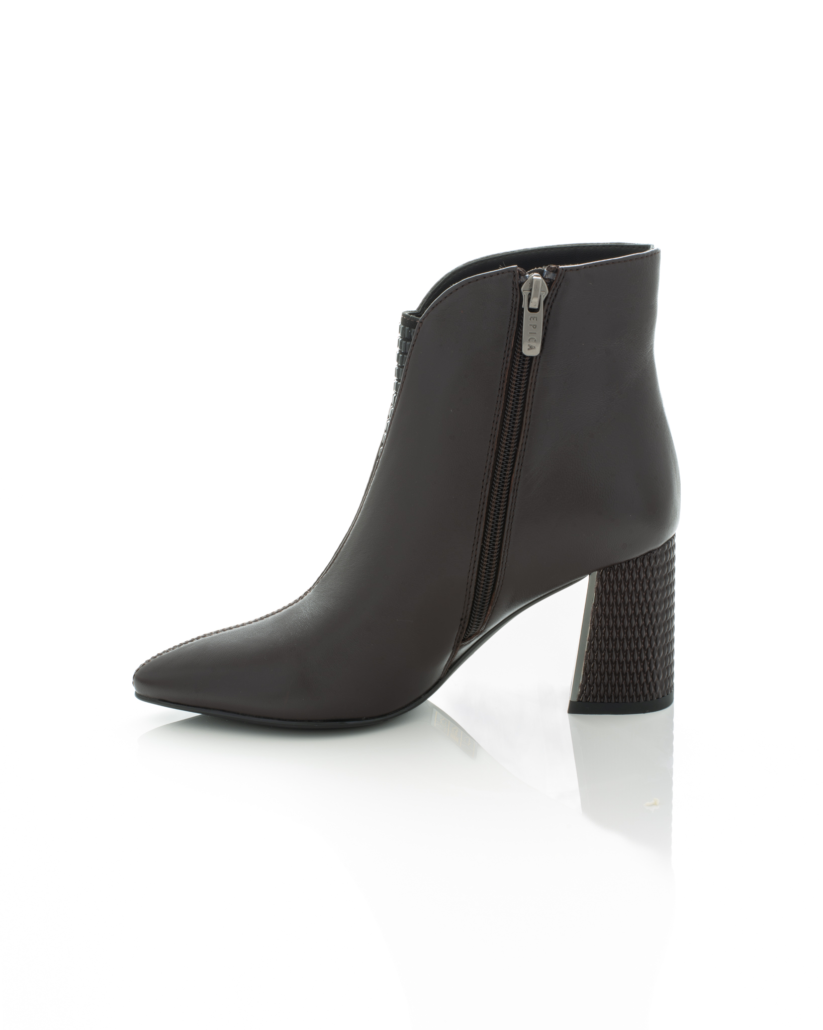 Gheata de piele Epica de piele - 3766 - 7 cm maro [4]
