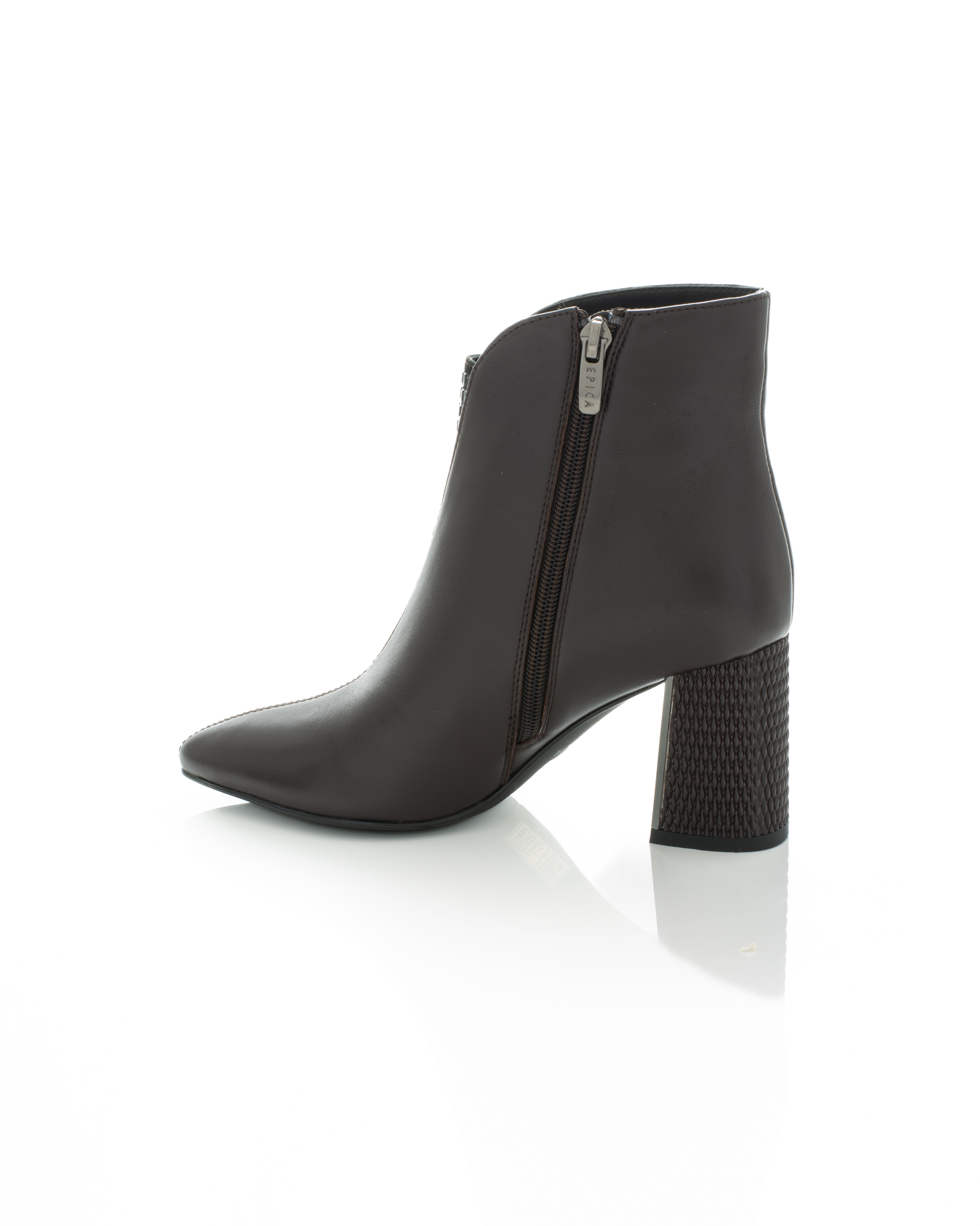 Gheata de piele Epica de piele - 3766 - 7 cm maro [5]