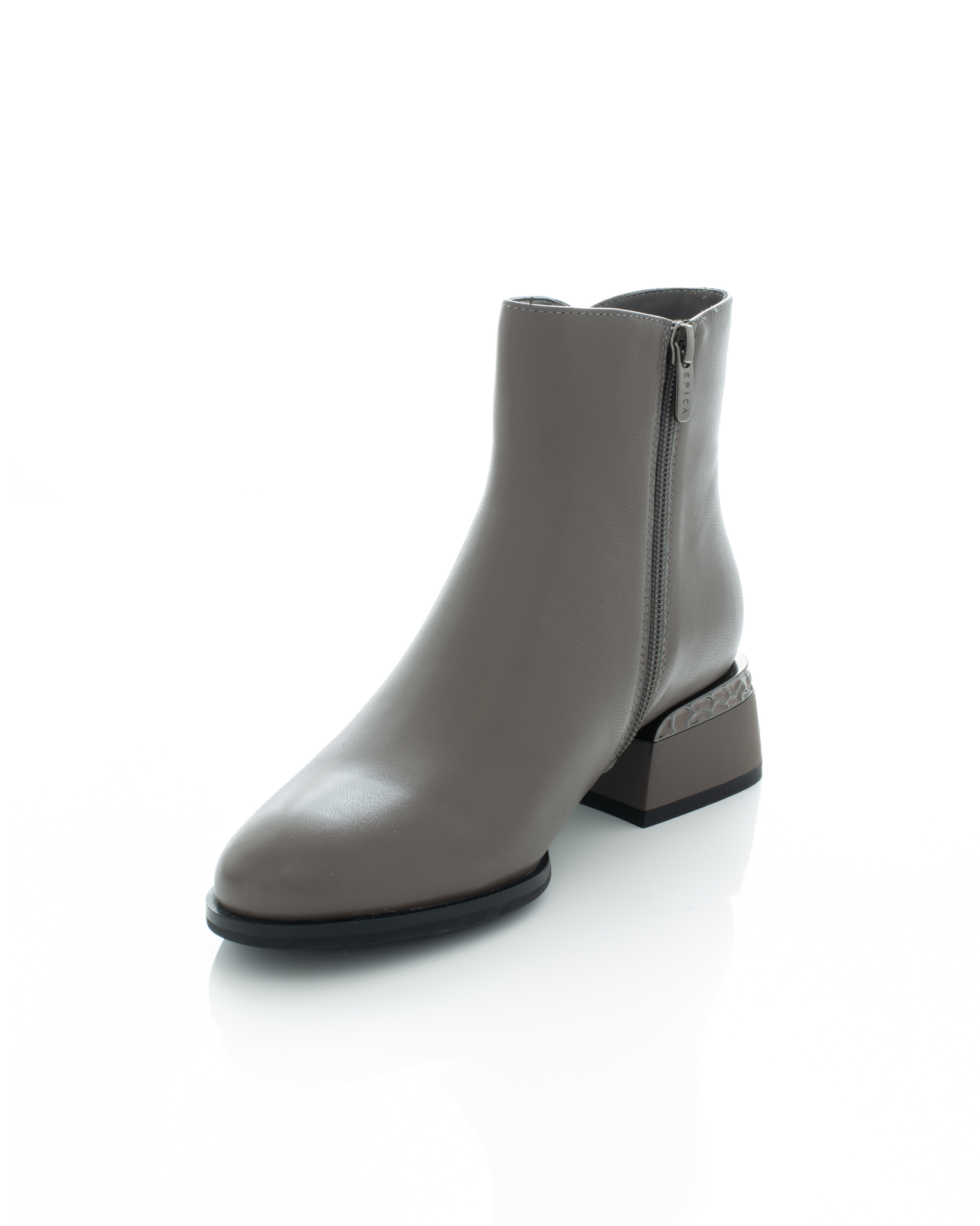 Gheata de piele Epica de piele - 3767 - 4 cm gri [4]