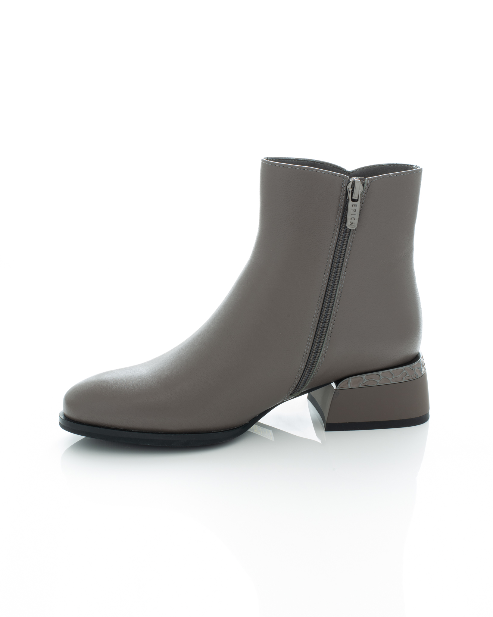 Gheata de piele Epica de piele - 3767 - 4 cm gri [5]