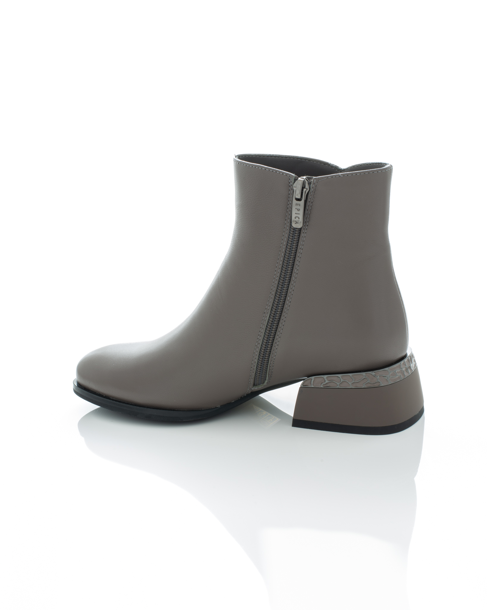 Gheata de piele Epica de piele - 3767 - 4 cm gri [6]