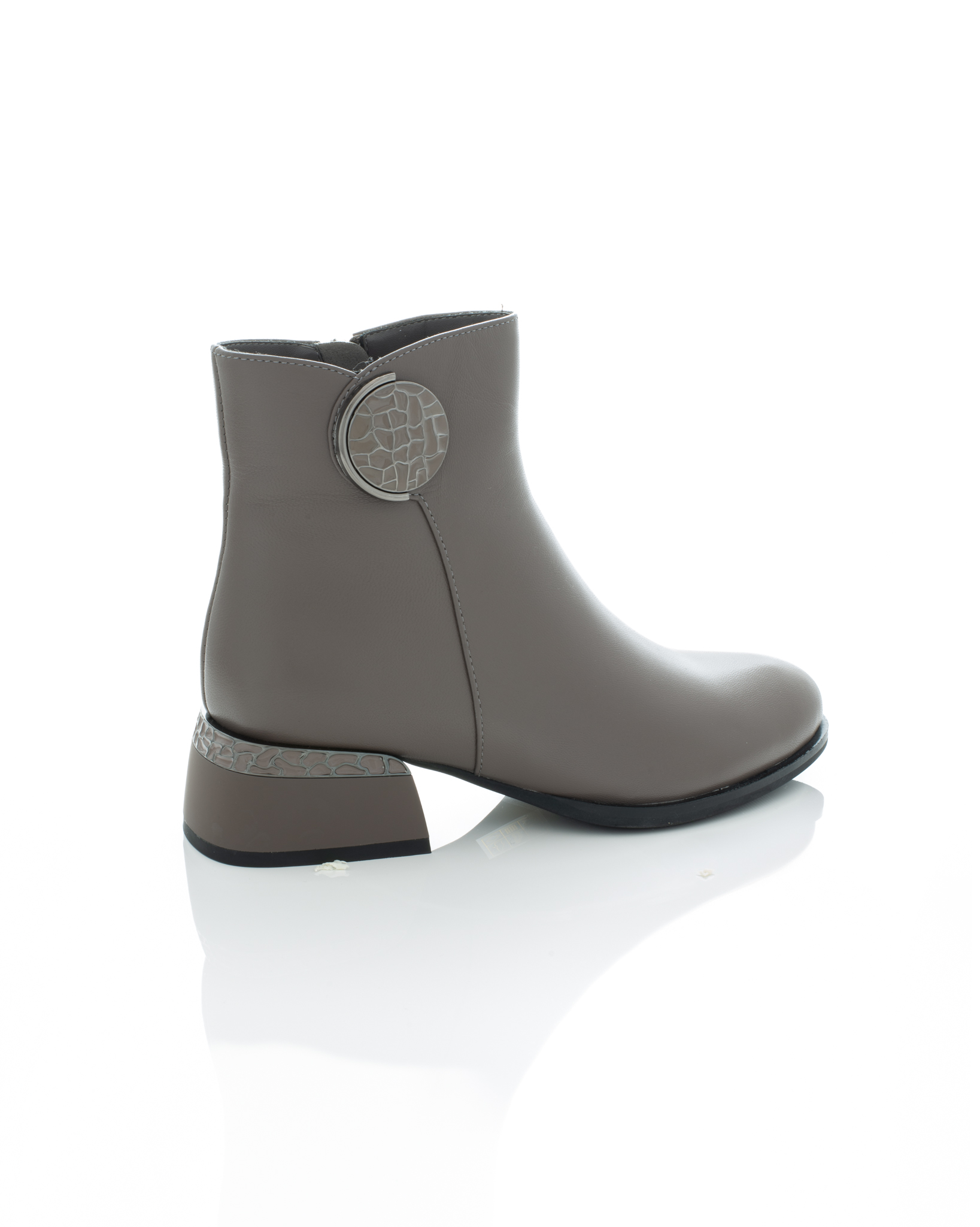 Gheata de piele Epica de piele - 3767 - 4 cm gri [8]