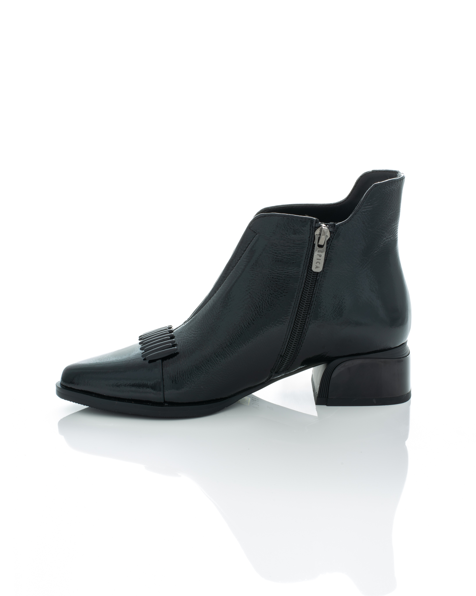 Gheata de piele Epica de piele - 3768 - 4 cm neagra [5]