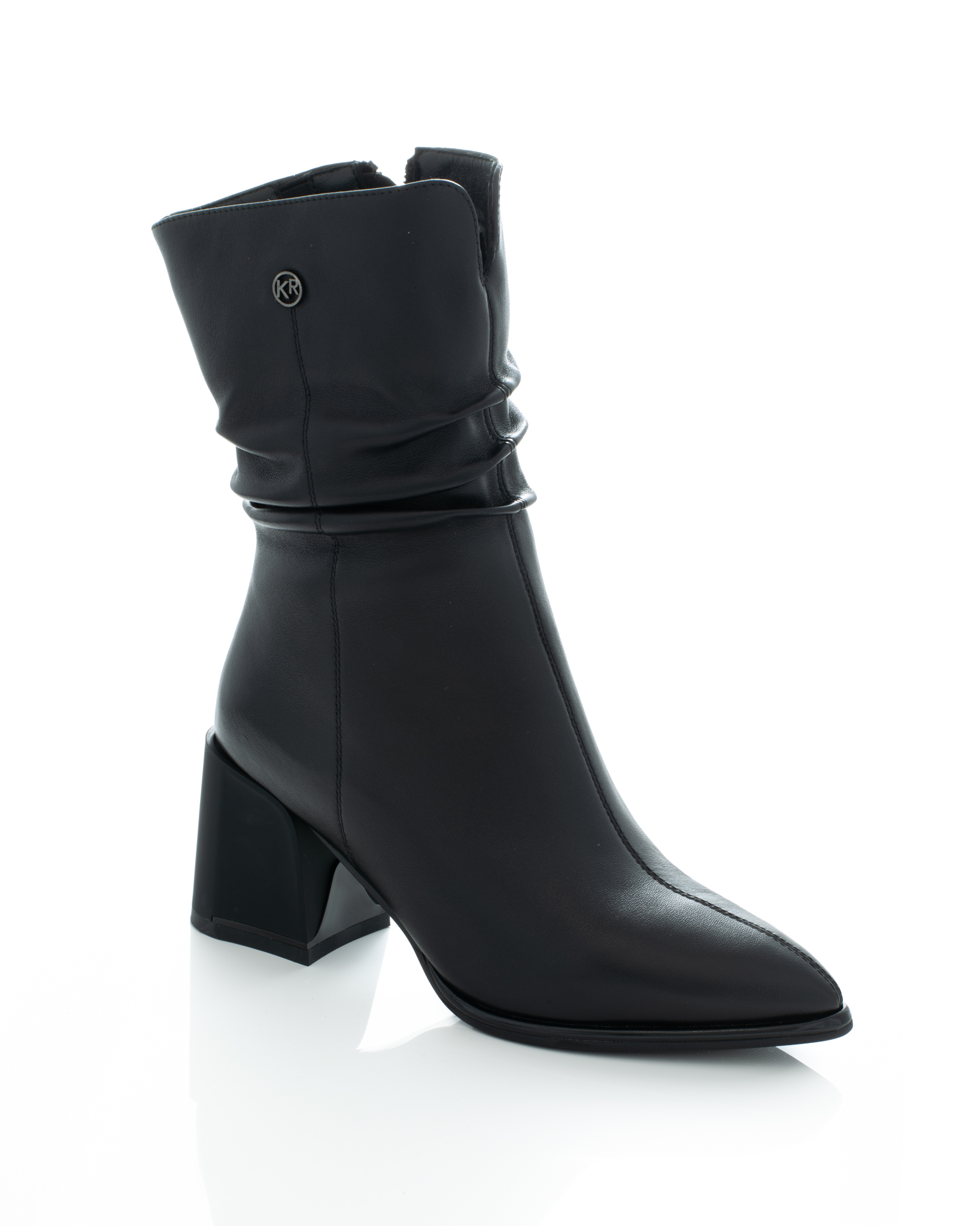 Incaltaminte - Cizma de piele Epica de piele - 3769 - 7 cm neagra