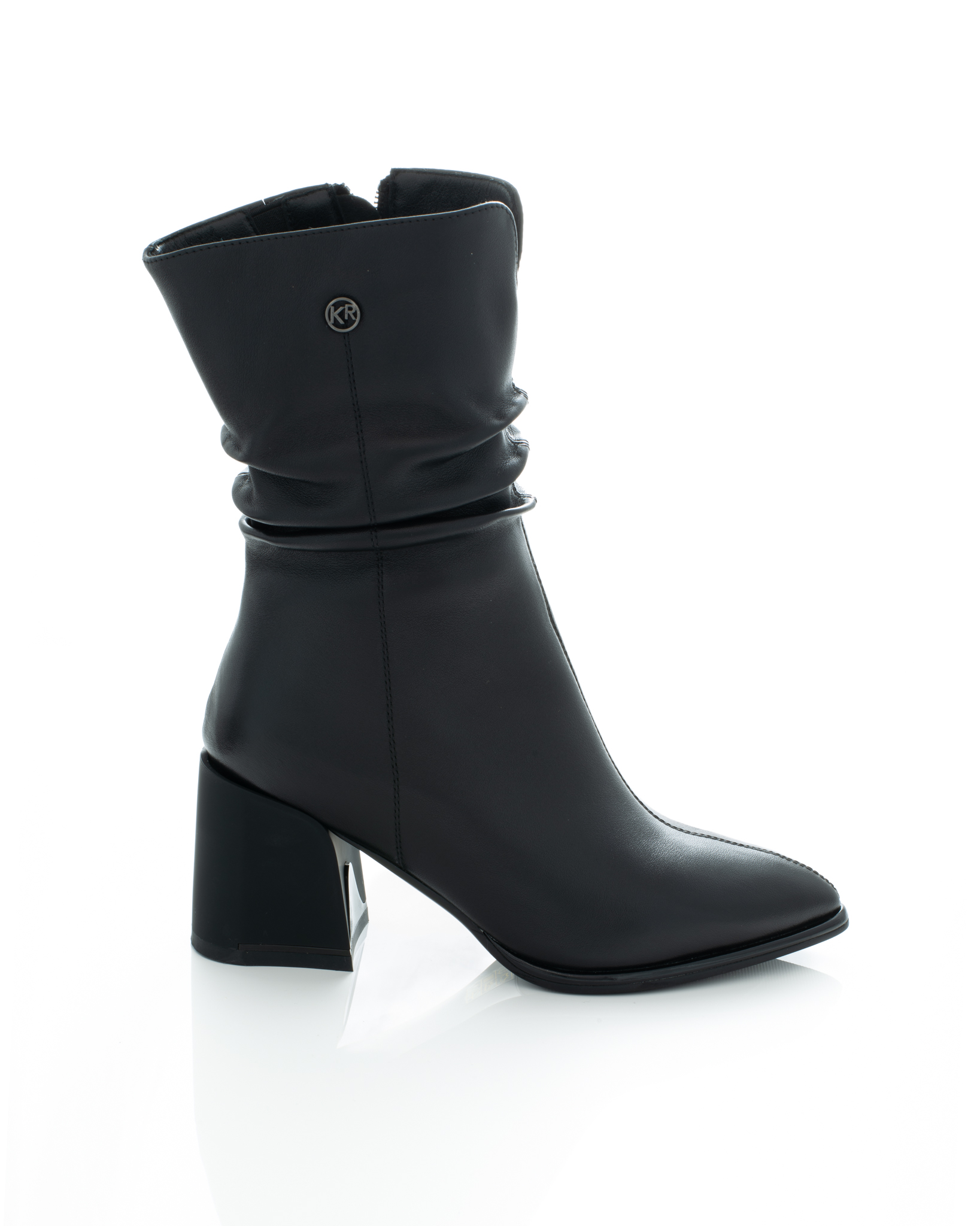 Cizma de piele Epica de piele - 3769 - 7 cm neagra [2]