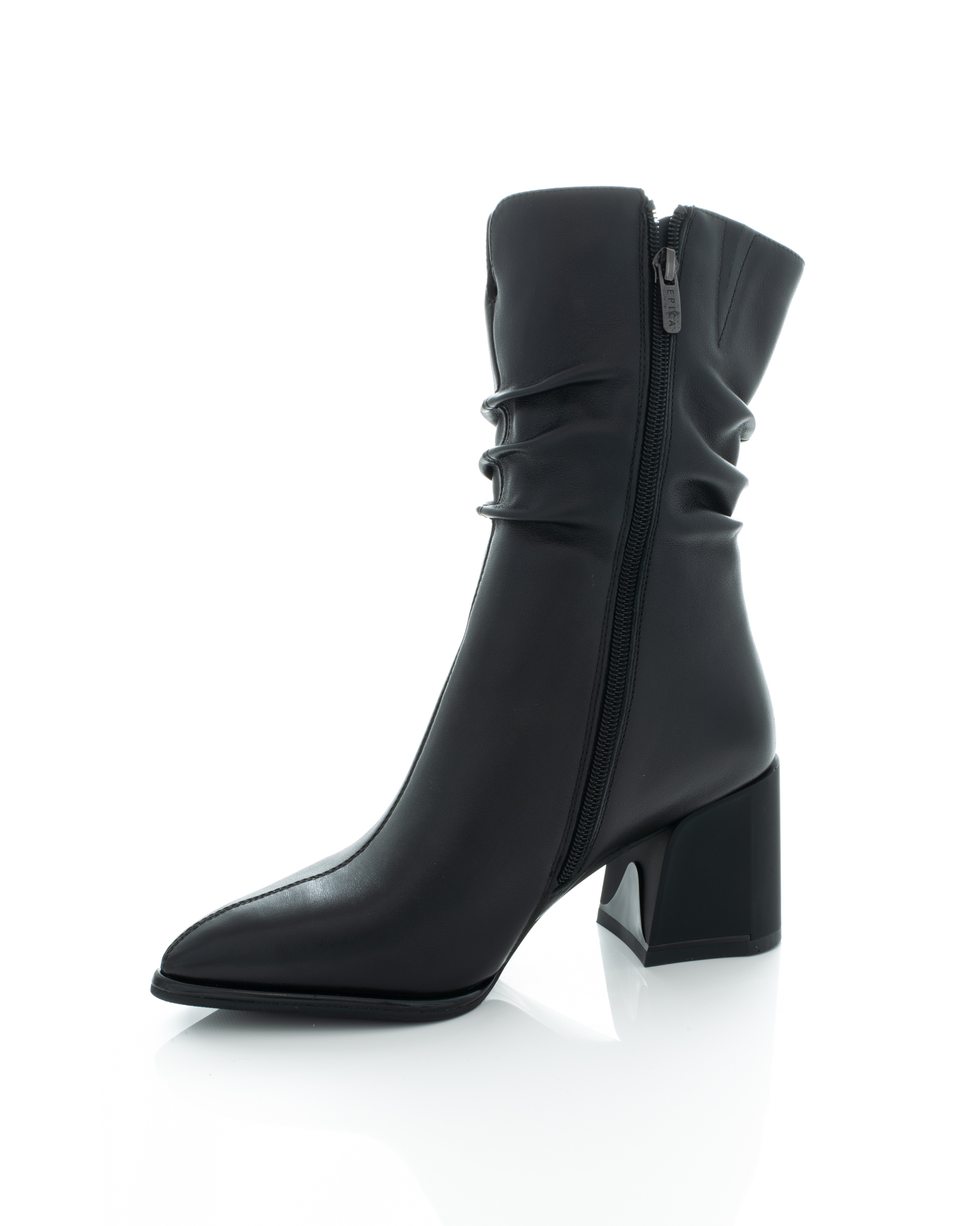 Cizma de piele Epica de piele - 3769 - 7 cm neagra [3]