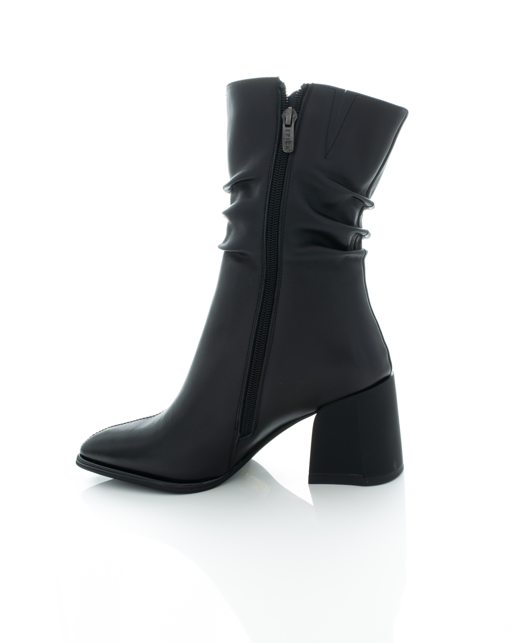 Cizma de piele Epica de piele - 3769 - 7 cm neagra [5]