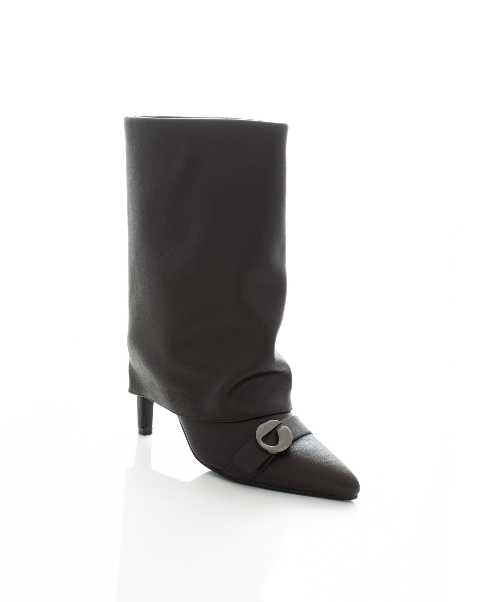 Incaltaminte - Gheata de piele Epica de piele - 3770 - 8 cm maro
