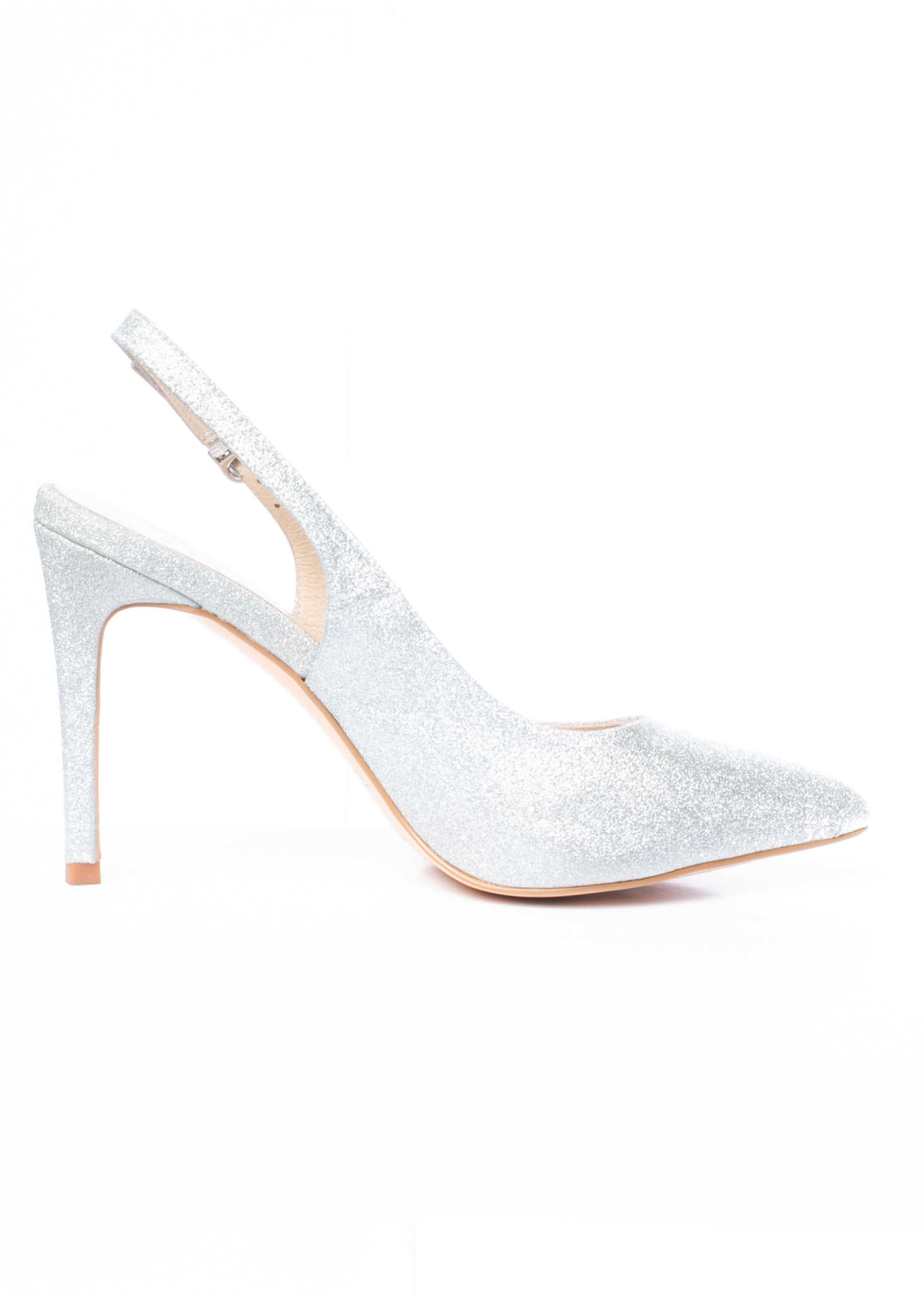 Pantofi de piele naturala Epica 661 argintii [5]