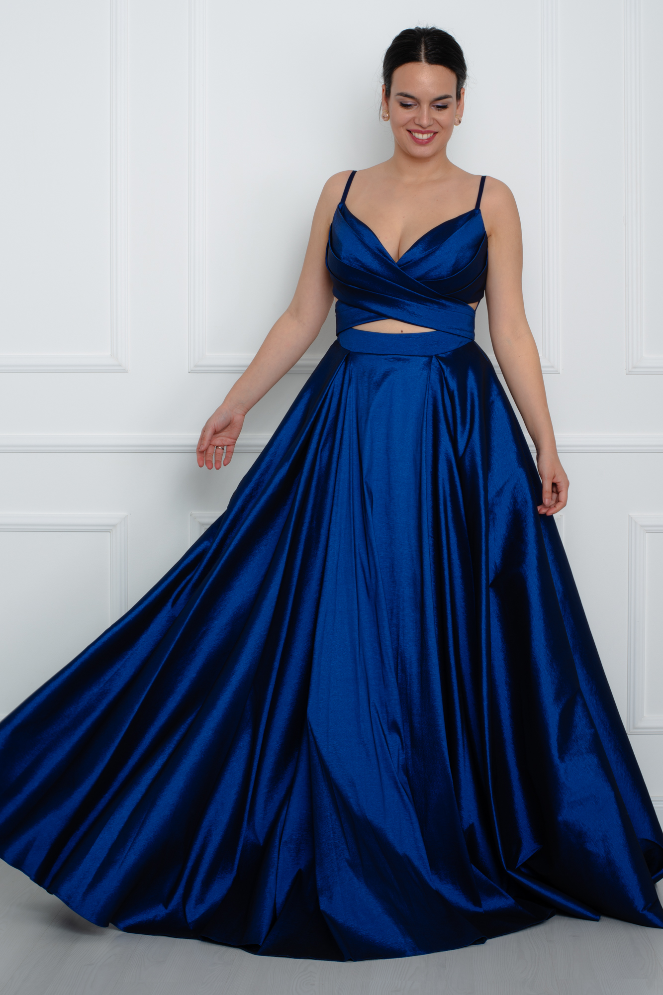 Rochie lunga bleumarin [2]