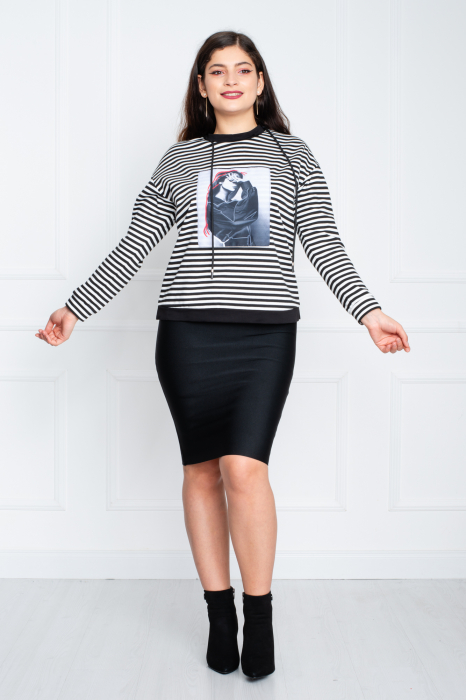 Bluza Avila alb-negru [2]