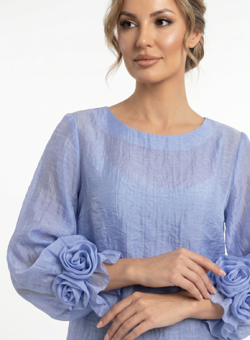 Bluza Genevie albastra [4]
