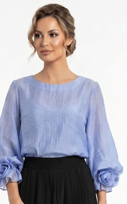 Bluza Genevie albastra [3]
