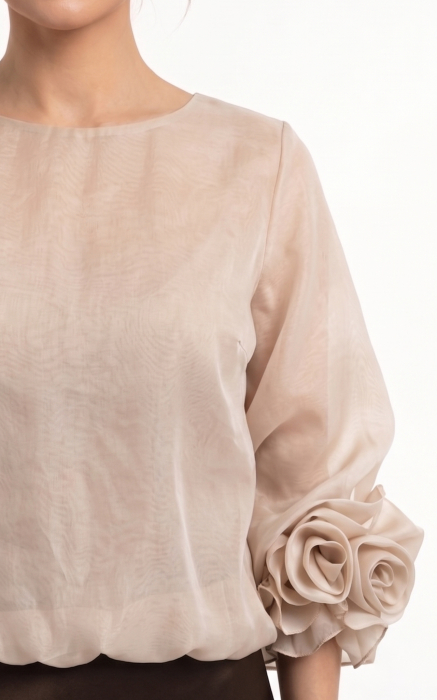 Bluza Genevie bej [3]