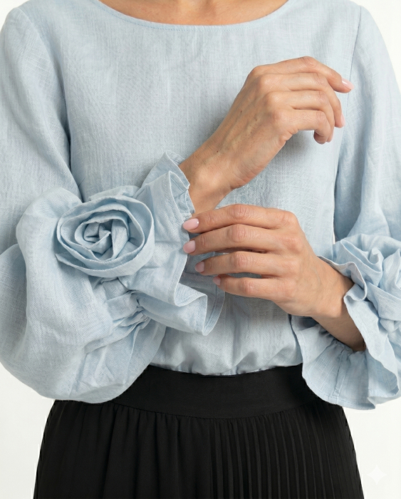 Bluza Genevie bleu [3]