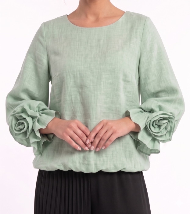 Bluza Genevie verde [4]