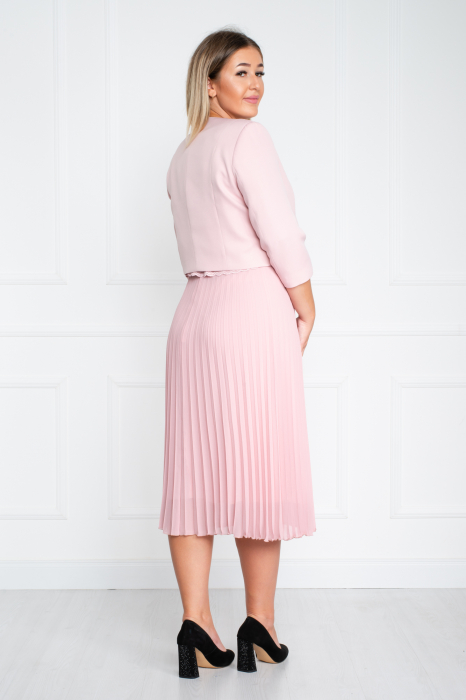 Compleu Aiyana midi roz [3]