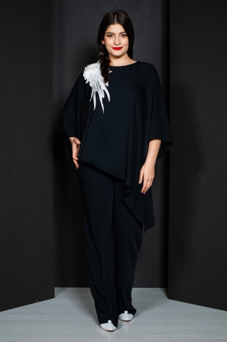 Compleu Alisha lung negru [2]