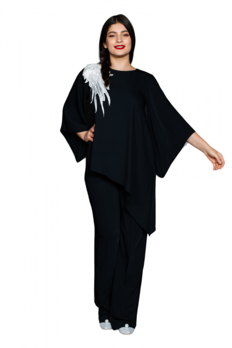 Compleu Alisha lung negru [6]