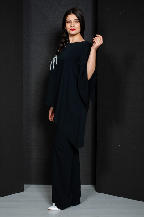 Compleu Alisha lung negru [4]