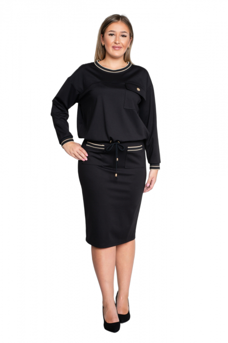 Compleu Amari lung negru [5]