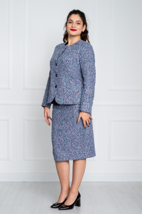 Compleu Bea midi bleumarin [3]