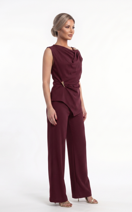 Compleu Haisley lung bordo [3]