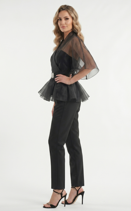 Compleu Salopeta Hattie lung negru [5]