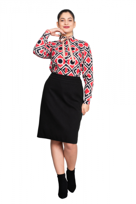 Fusta Berkeley midi neagra [5]