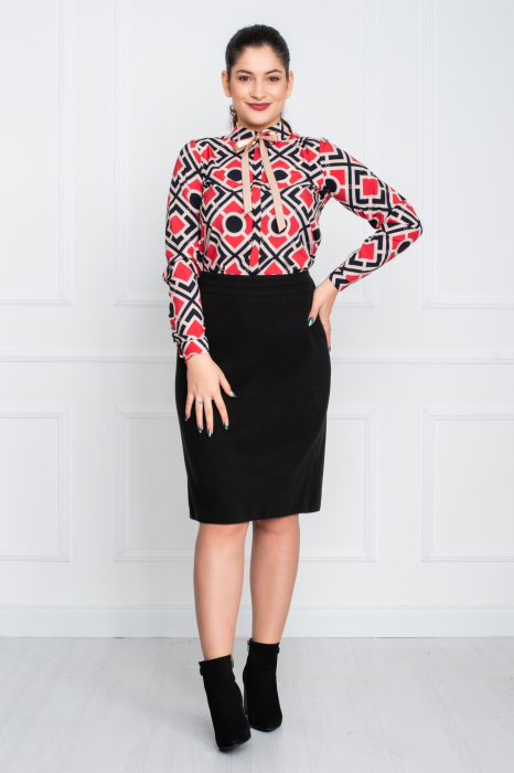 Fusta Berkeley midi neagra [2]