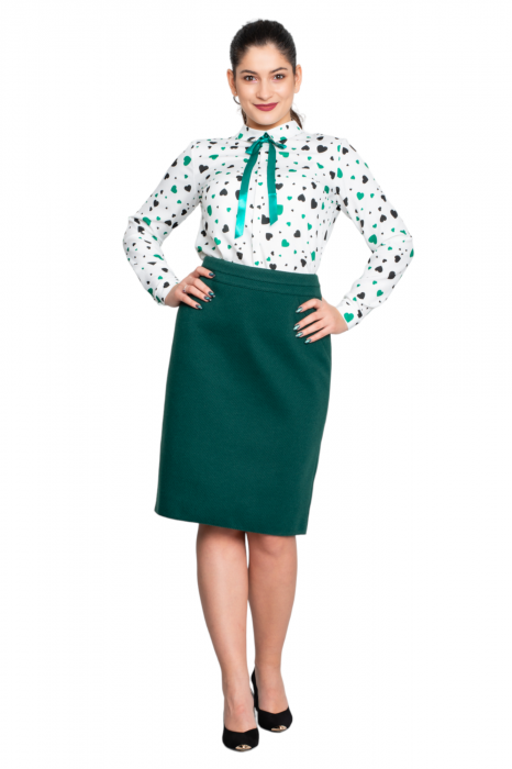 Fusta Berkeley midi verde [5]